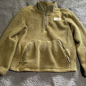 The North Face Campshire Pullover Men's Burnt Olive Green medium